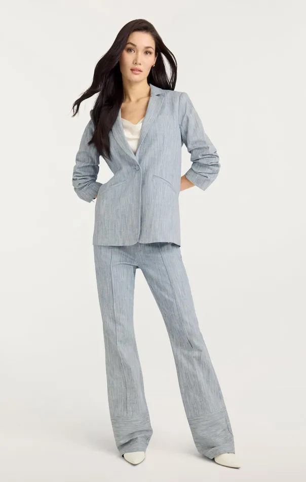 Women Cinq Sept Jackets and Blazers Khloe Blazer Indigowhite
