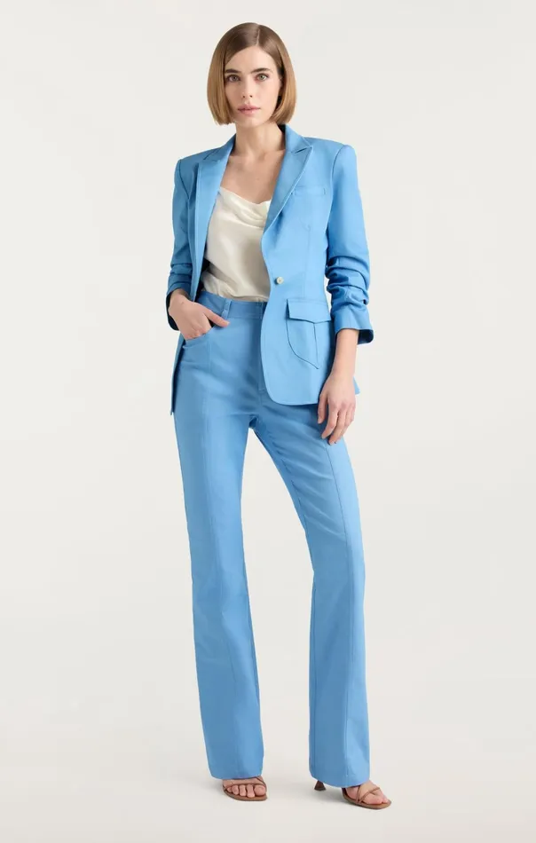 Women Cinq Sept Jackets and Blazers Louisa Jacket Blissful Blue