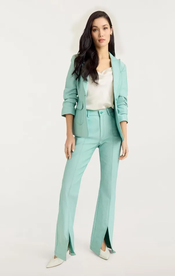 Women Cinq Sept Jackets and Blazers Louisa Jacket Light Marine Green