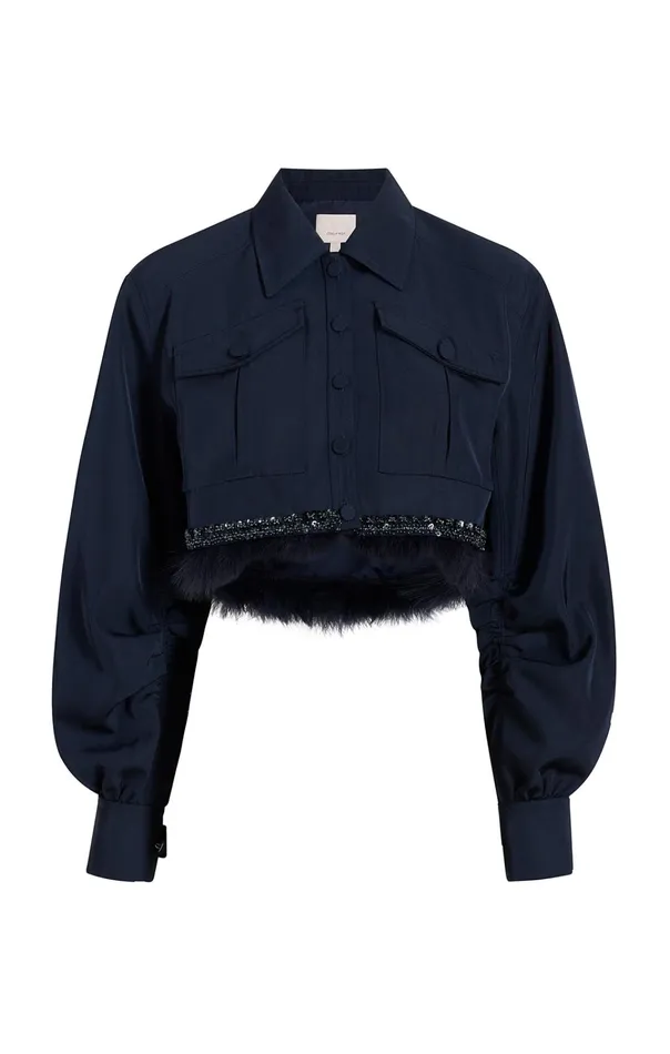 Women Cinq Sept Jackets and Blazers Suvi Jacket Navy