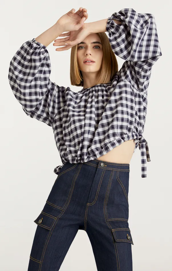 Women Cinq Sept Tops Adia Top Navywhite