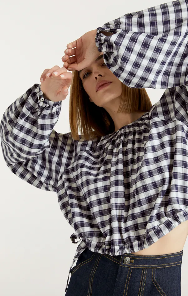 Women Cinq Sept Tops Adia Top Navywhite