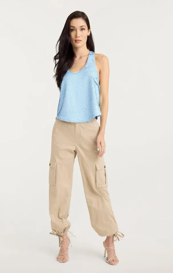 Women Cinq Sept Tops Esti Top Serene Sky