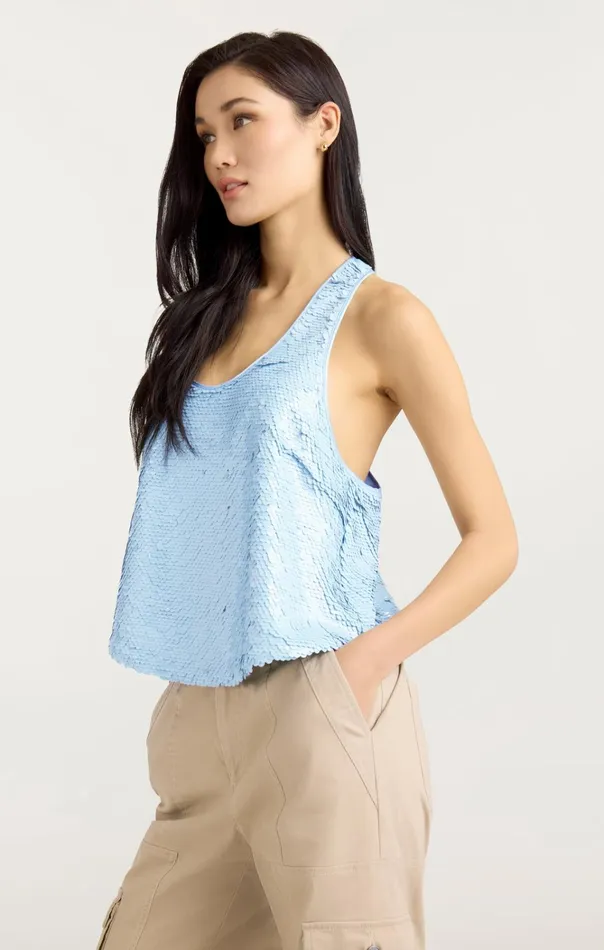 Women Cinq Sept Tops Esti Top Serene Sky