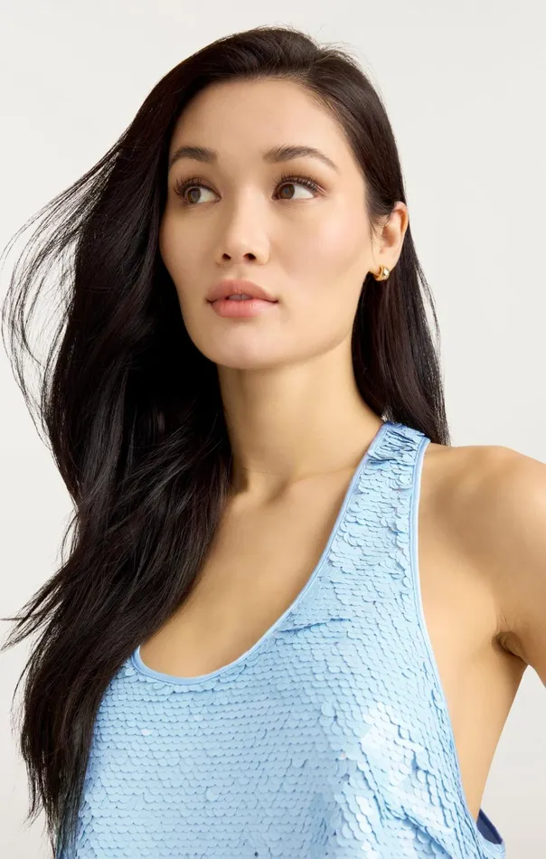 Women Cinq Sept Tops Esti Top Serene Sky