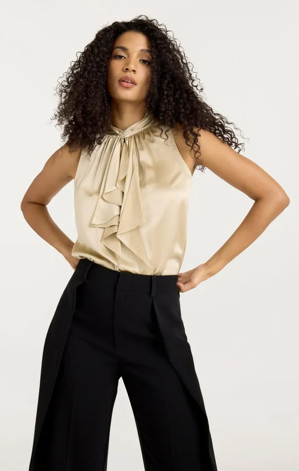 Women Cinq Sept Tops Keoni Top Khaki