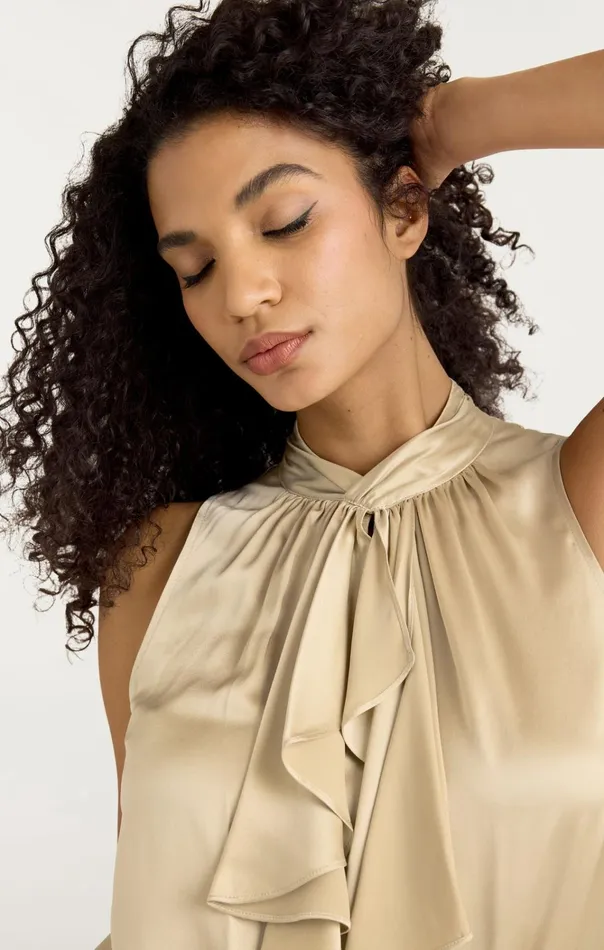 Women Cinq Sept Tops Keoni Top Khaki