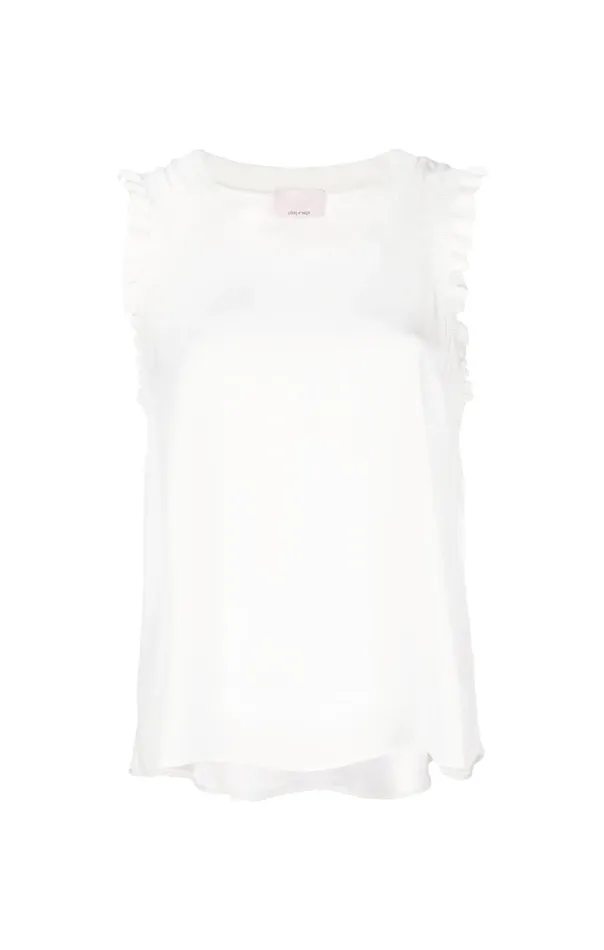 Women Cinq Sept Tops Lenore Top Ivory