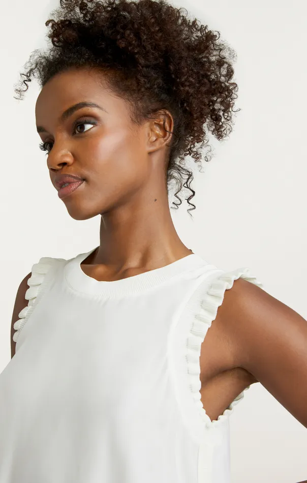 Women Cinq Sept Tops Lenore Top Ivory