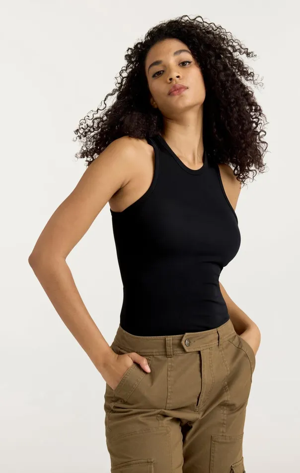 Women Cinq Sept Tops Lizzie Tank Black