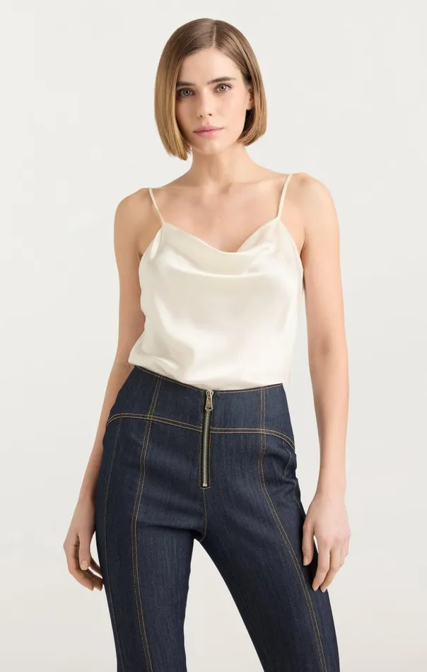 Women Cinq Sept Tops Marta Cami Ivory