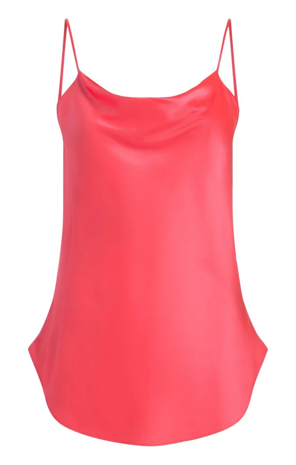 Women Cinq Sept Tops Marta Cami Neon Coral