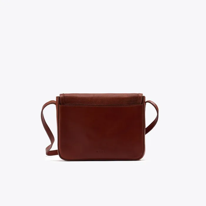 Women Clara Crossbody Woven Brandy Nisolo Bags and Wallets