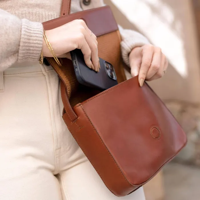 Women Clara Crossbody Woven Brandy Nisolo Bags and Wallets