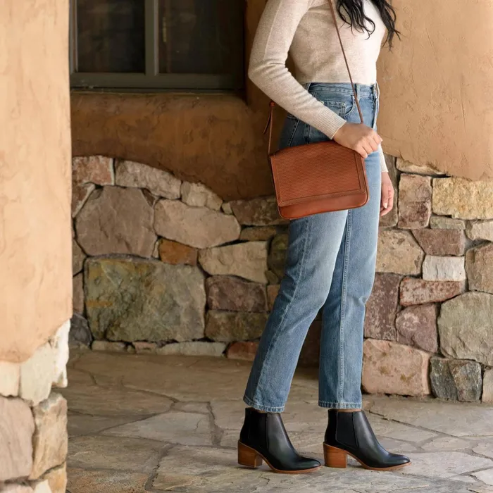 Women Clara Crossbody Woven Brandy Nisolo Bags and Wallets