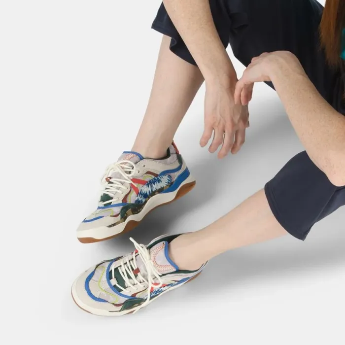 Women Classics Shoes Vans TieDye Clash TieDye Clash Varix Wc Antique WhiteBistro Green