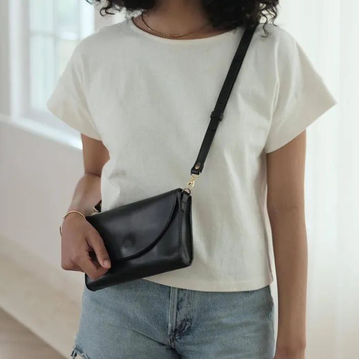 Women Cleo Convertible Crossbody Black Nisolo Bags and Wallets