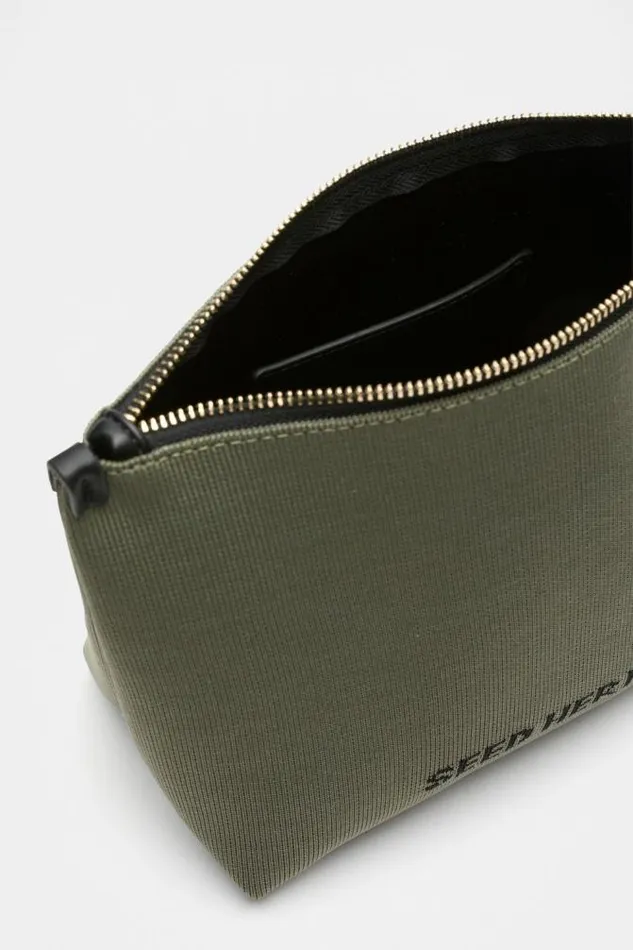 Women Clutches and Pouches Seed Heritage Knit Pouch Rainforest