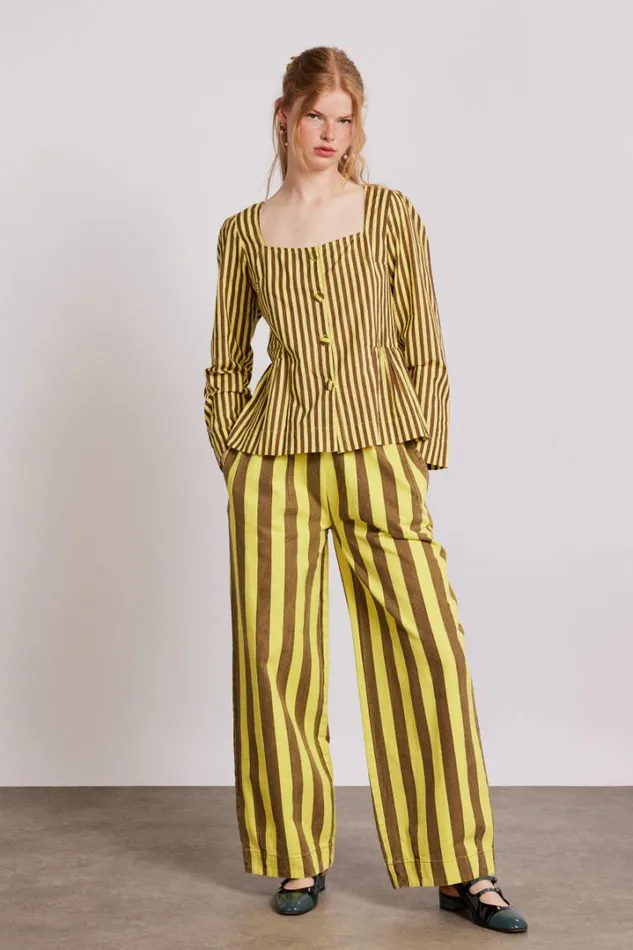 Women Coords Damson Madder Eloise Stripe Blouse