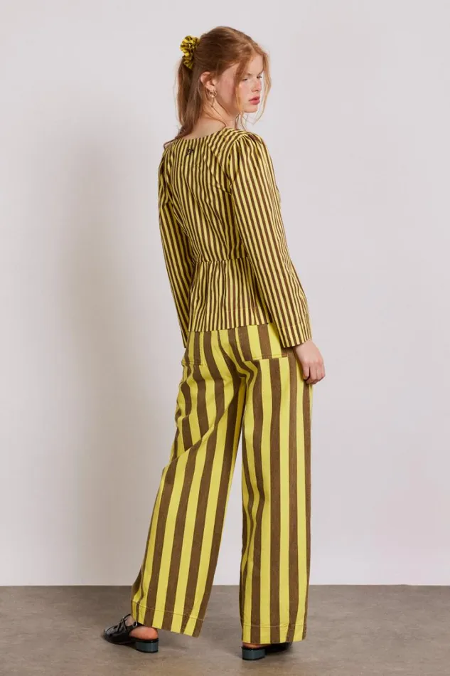 Women Coords Damson Madder Eloise Stripe Blouse