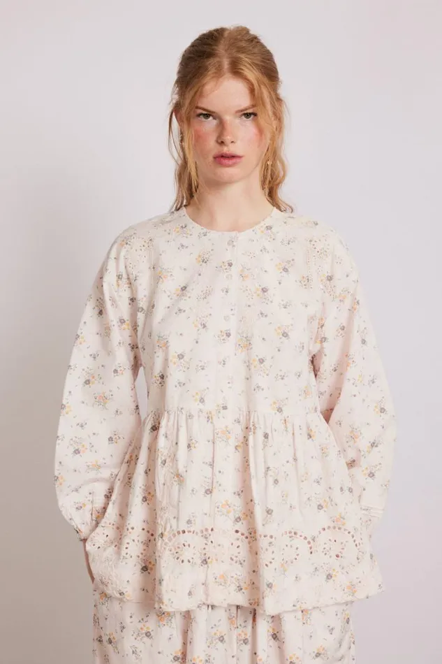 Women Coords Damson Madder Gretchen Blouse 8211 Vintage Ditsy