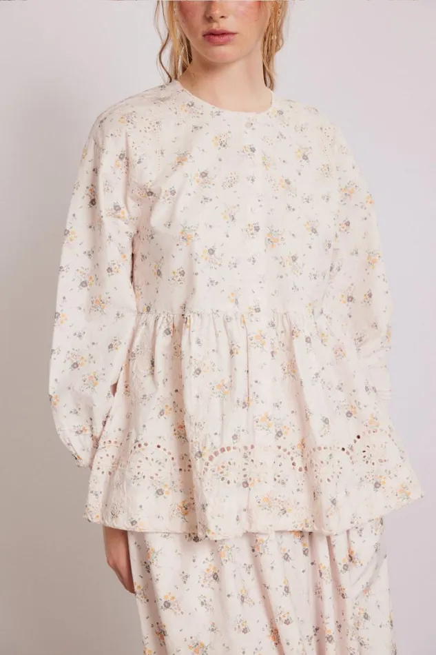 Women Coords Damson Madder Gretchen Blouse 8211 Vintage Ditsy