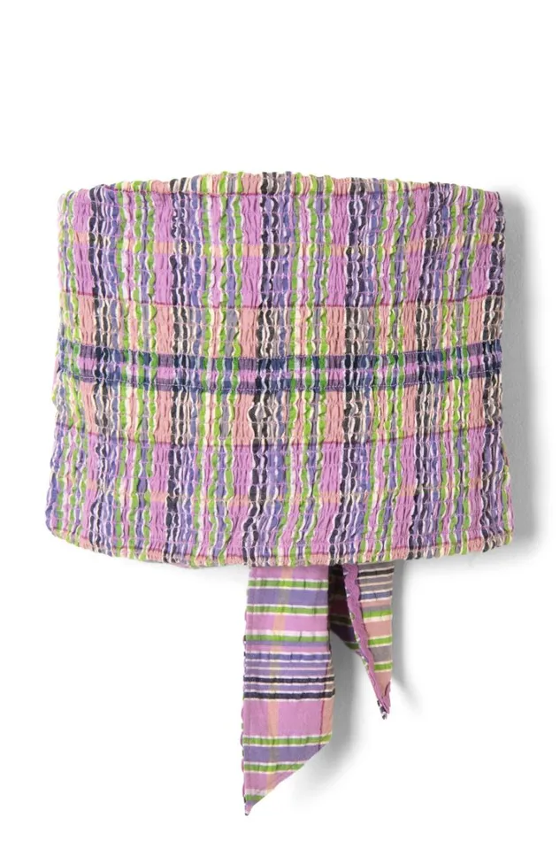 Women Coords Damson Madder Pia Top 8211 Cindy Check