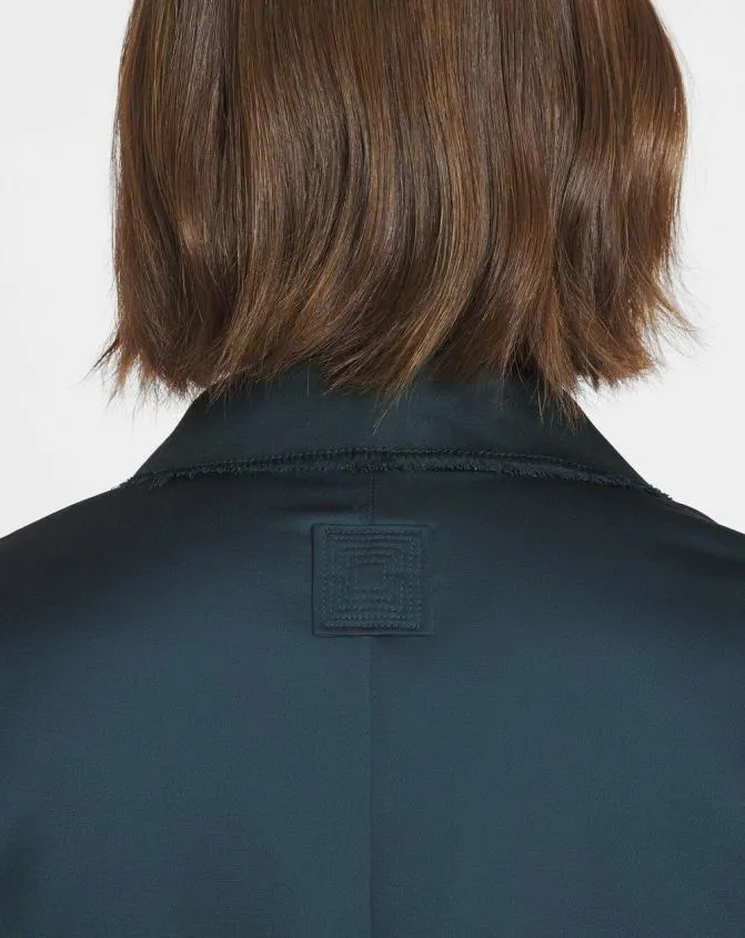 Women Coats and Jackets Lanvin Oversized Belted Jacket Forest Green Women Coats and Jackets Lanvin Oversized Belted Jacket Forest Green