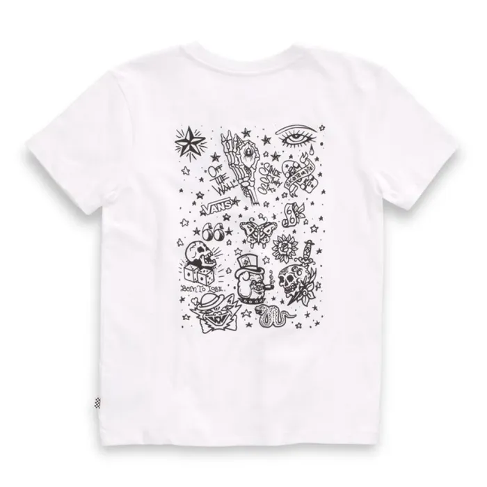 Women Color Flash Crew Tee White TShirts and Tanks Vans Women Color Flash Crew Tee White TShirts and Tanks Vans