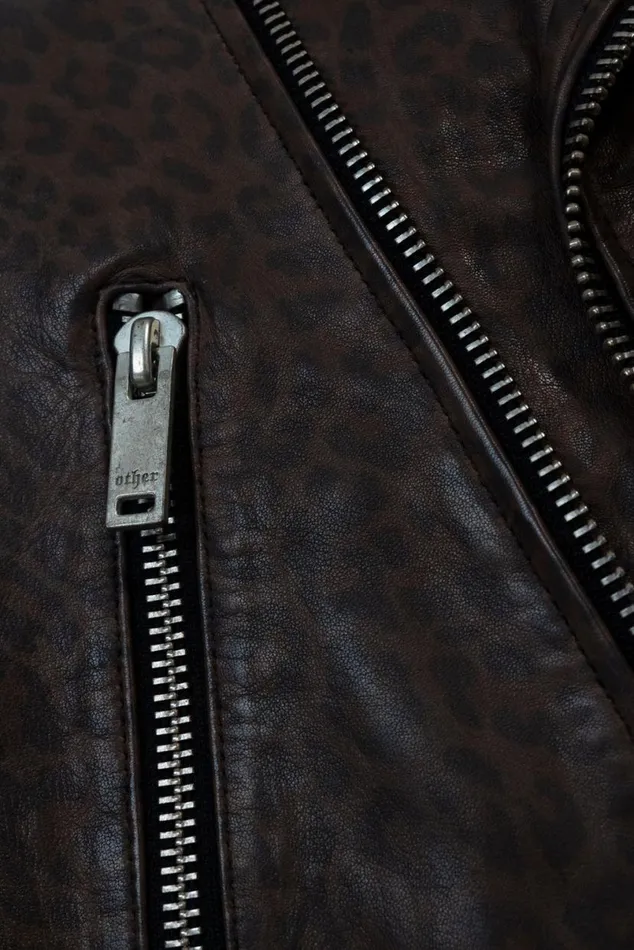 Women Colt Biker Jacket Leopard OTHER LEATHER JACKETS