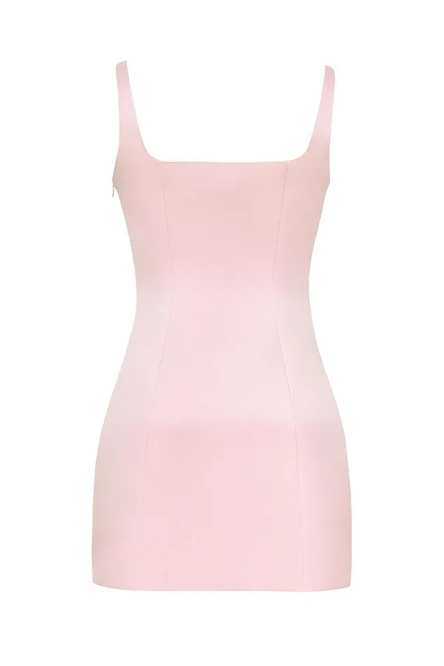 Women Cosette Rose Shadow Satin Sleeveless Mini Dress House Of CB Dresses Women Cosette Rose Shadow Satin Sleeveless Mini Dress House Of CB Dresses