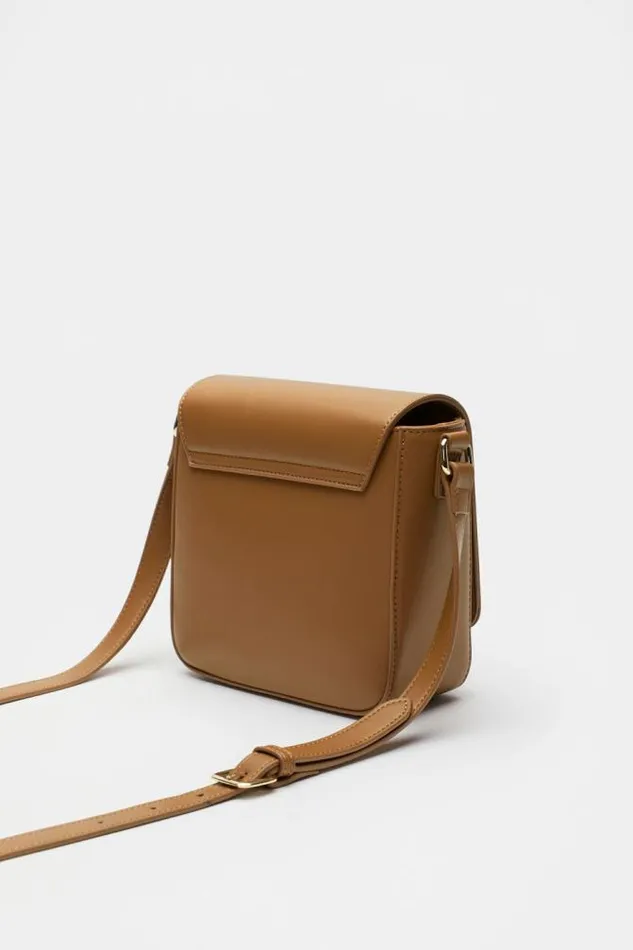 Women Cross Body Seed Heritage Boxy Crossbody Bag Toffee