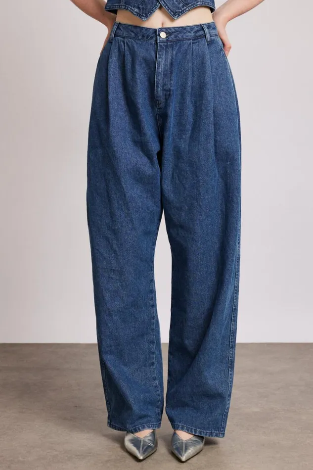 Women Denim Damson Madder Sailor Jeans 8211 Vintage Wash