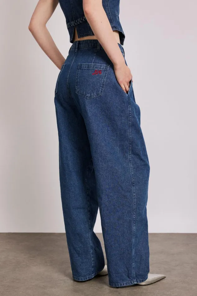 Women Denim Damson Madder Sailor Jeans 8211 Vintage Wash