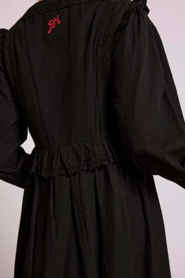 Women Dresses Damson Madder Edith Midi Dress 8211 Black