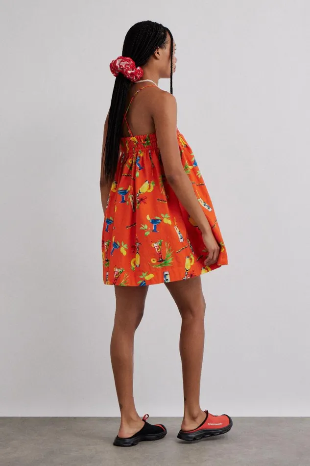 Women Dresses Damson Madder Lila Strappy Mini Dress 8211 Cocktail Print
