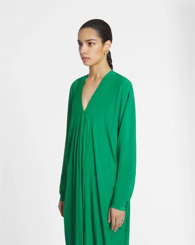 Women Dresses Lanvin Caftan Dress Emerald Green Women Dresses Lanvin Caftan Dress Emerald Green