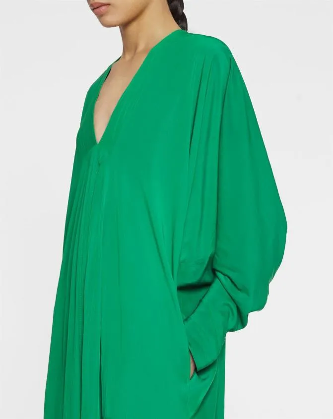 Women Dresses Lanvin Caftan Dress Emerald Green Women Dresses Lanvin Caftan Dress Emerald Green