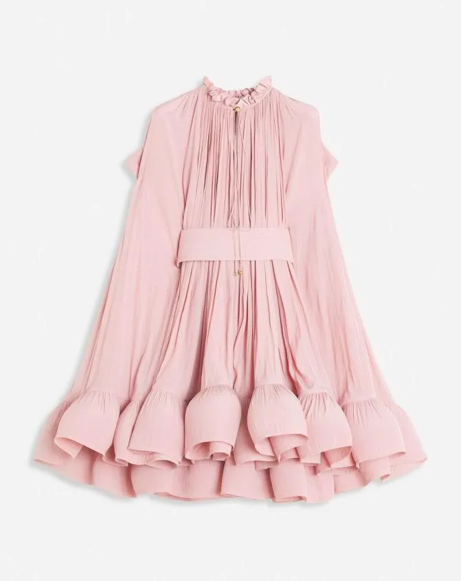 Women Dresses Lanvin Short Charmeuse Dress Pink