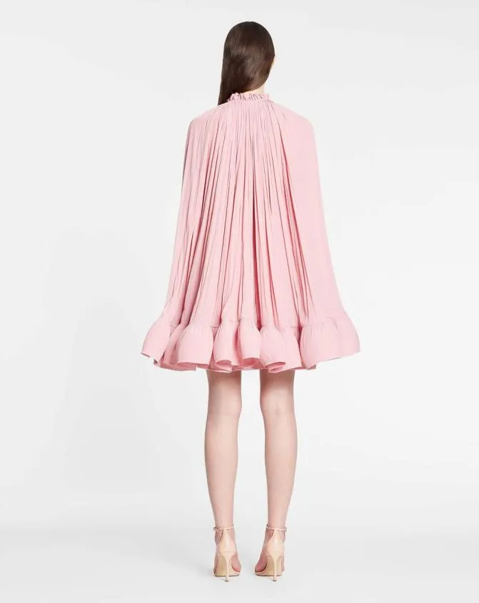 Women Dresses Lanvin Short Charmeuse Dress Pink