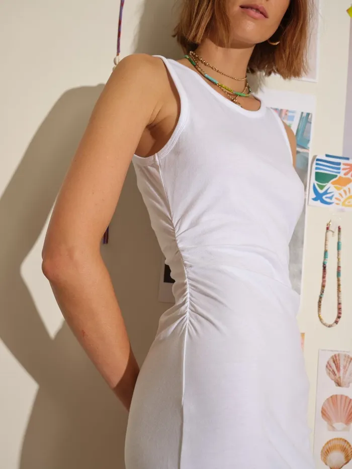 Women Dresses XRENA White Pilar Dress Women Dresses XRENA White Pilar Dress