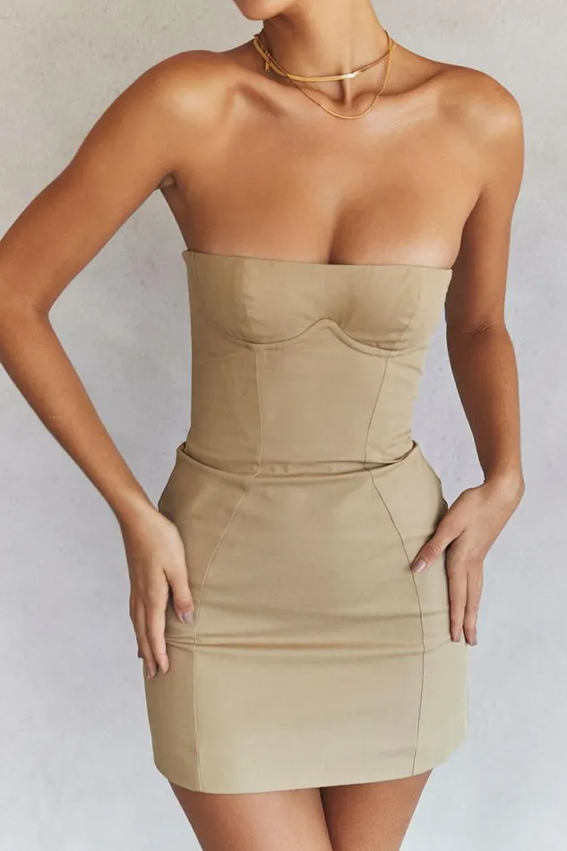 Women Elissa Stone Strapless Mini Dress House Of CB Dresses Women Elissa Stone Strapless Mini Dress House Of CB Dresses