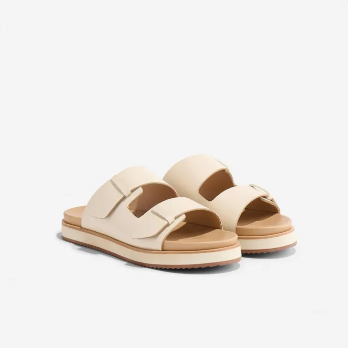Women Ella Flatform Slide Bone Nisolo Sandals