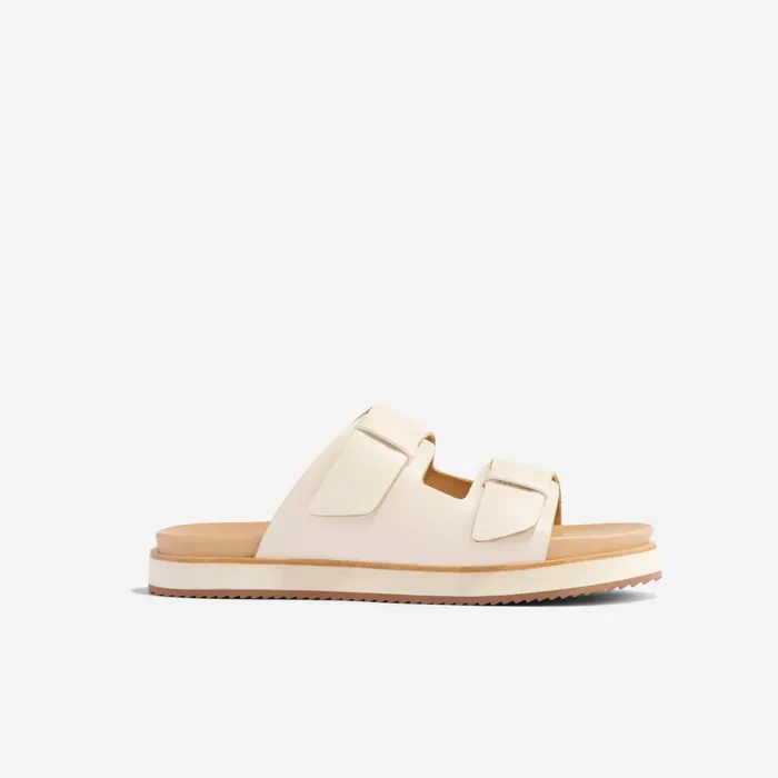 Women Ella Flatform Slide Bone Nisolo Sandals