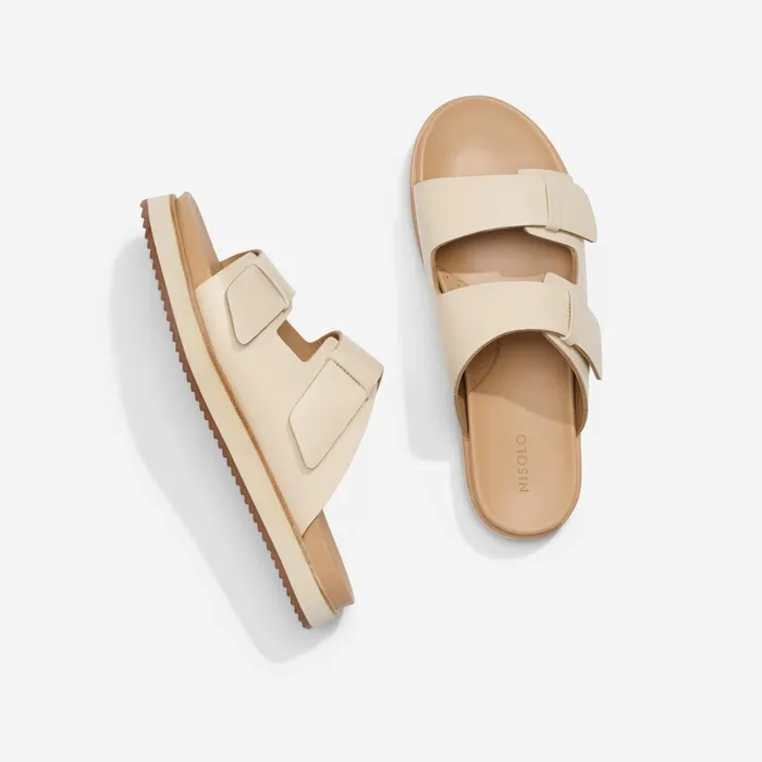 Women Ella Flatform Slide Bone Nisolo Sandals