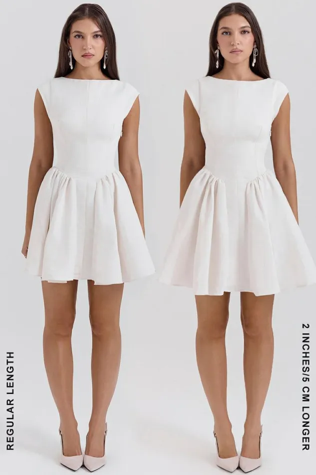 Women Enchant White Open Back Mini Dress House Of CB Dresses Women Enchant White Open Back Mini Dress House Of CB Dresses