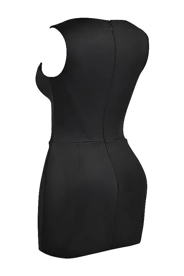 Women Enya Black Corset Mini Dress House Of CB Dresses