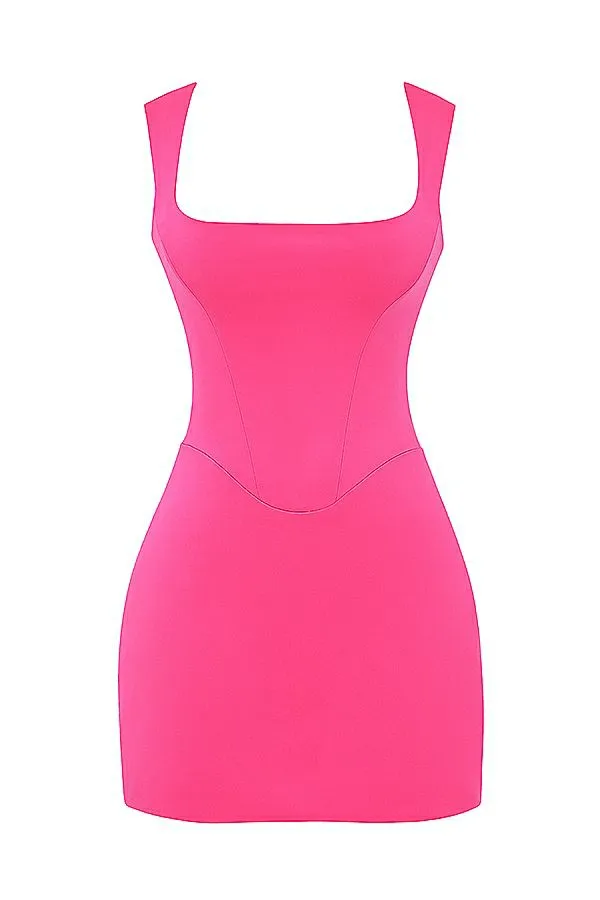 Women Enya Fuchsia Corset Mini Dress House Of CB Dresses