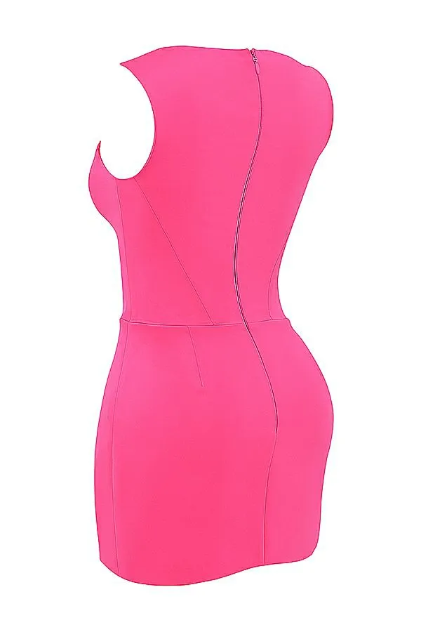 Women Enya Fuchsia Corset Mini Dress House Of CB Dresses