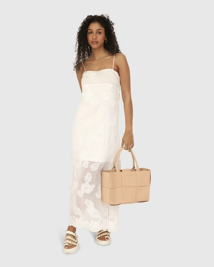Women Fever Dream Midi Dress 8211 White Dresses Belle and Bloom
